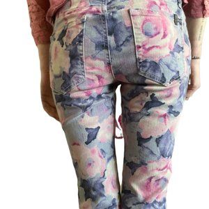 Joes jeans, pastel, floral watercolor design
